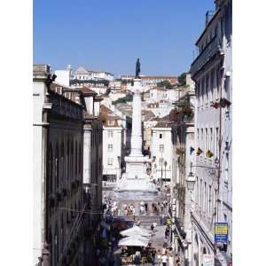  View Over Rossio Square, Praca Dom Pedro Iv, Lisbon 