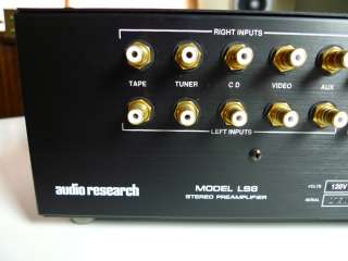Audio Research LS8 Preamplifier with Manual  Near MINT  Silver/Blk 