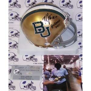  Robert Griffin III Hand Signed Baylor Bears Mini Helmet 