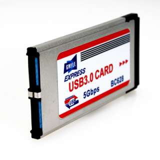 Expresscard Express card 34/54 to 2 x USB 3.0 Port Adapter (Fully 