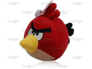 Angry Birds Plush SQUEEZE Sound Genuine Suction Cup Keychain