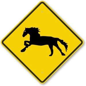    Horse Symbol Engineer Grade Sign, 24 x 24