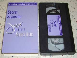 Jose Eber Secret Hair Styles VHS Extensions How To Use  