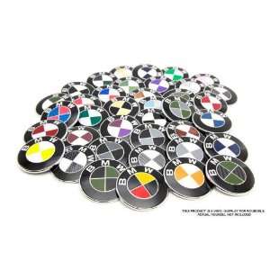  Bimmian ROUAA2X12 Colored Roundel Emblems  7 Piece Kit For Any BMW 
