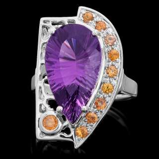 natural amethyst mined from uruguay accented with 10 natural 