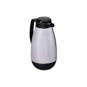  Hormel Products   Insulated Carafe, 1 Liter, Chrome/Black 