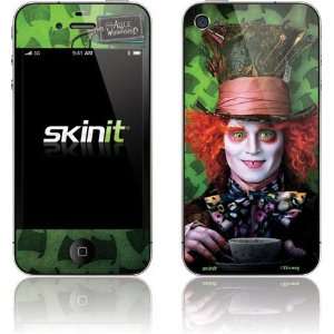  Skinit Mad Hatter   Green Hats Vinyl Skin for Apple iPhone 