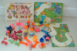 1960s MATTEL LARGE UPSY DOWNSY FIGURES AND ACCESSORY LOT  