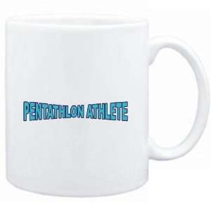  Mug White  Pentathlon Athlete  Sports