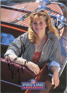 1993 Pro Line Portrait Annette Rypien (wife)   Washington Redskins 