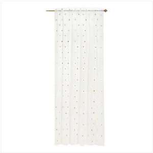  Daisy Dots Curtain   Red   Style 39374