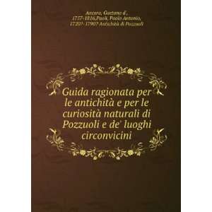   , Paolo Antonio, 1720? 1790? AntichitÃ  di Pozzuoli Ancora Books