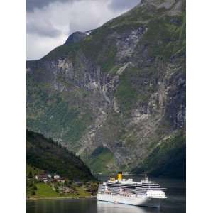  Cruise Ship in Geirangerfjord, Northern Fjord Region, Norway 