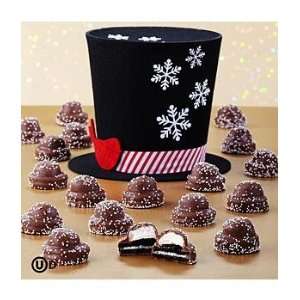 Handmade Chocolate Covered Snowman Hats Grocery & Gourmet Food