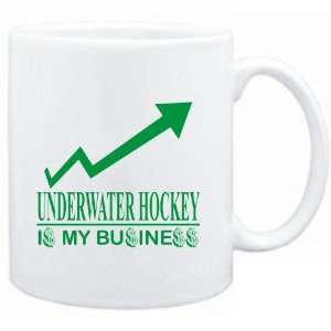  Mug White  Underwater Hockey  IS MY BUSINESS  Sports 