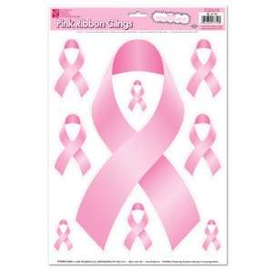 Pink Ribbon Clings Case Pack 180 