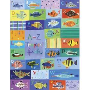  Mural Banner A Z Tropical Fish 42x32, with Grommets Toys 