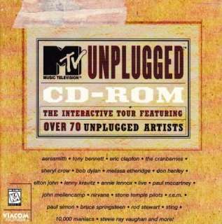 MTV Unplugged CD ROM PC MAC CD interactive tour with over 70 musical 