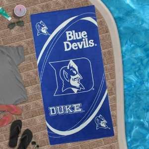  Duke Blue Devils 30 x 60Duke Blue Swirl Beach Towel 