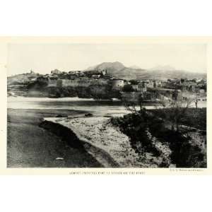  1921 Print Attock Pakistan Akbar Fort Indus River Middle 