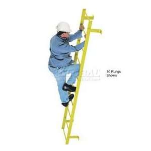  Standard Uncaged Fixed Access Ladder   Yellow Toys 