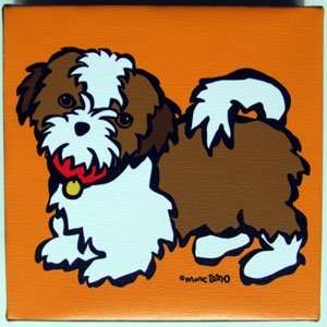  Shi Tzu by Marc Tetro. Giclee on Fine Art Canvas Dog 