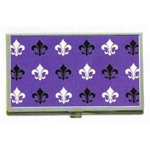  GLAM Vintage Purple Passion Design Flat Wallet/Credit 