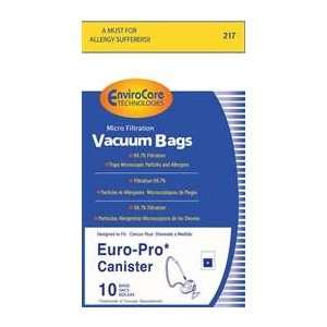Shark Euro Pro Fantom Paper Bag, Europro Can Micro W/Closure Env 10P