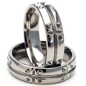   MATRIX Titanium Ring, Free Jewelry Sizing 4 17 Rumors Jewelry