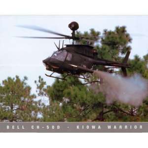  Marty Winter Bell CH 58D Kiowa Warrior Helicopter 