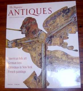 Antiques Magazine Dec 2002 German Toys Amer Folk Art  