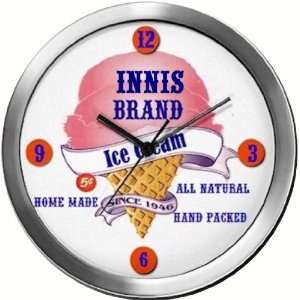 INNIS 14 Inch Ice Cream Metal Clock Quartz Movement  