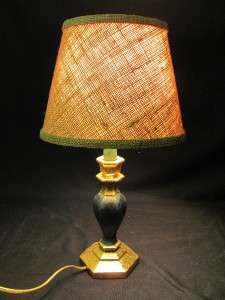 VINTAGE MID CENTURY TABLE DESK NIGHT LIGHT LAMP WITH SHADE  