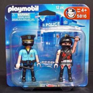 Playmobil 5816 Police Officer & Crook Brand New RARE  