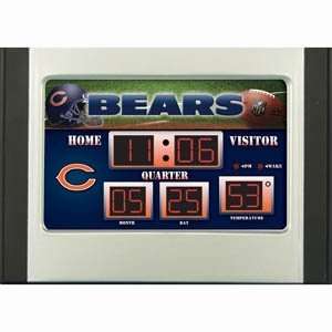 Chicago Bears Scoreboard Desk & Alarm Clock Sports 