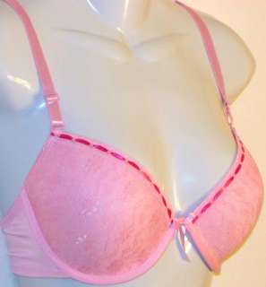 BRAS BR9530L LOT LACE UNDERWIRE LIGHTLY PADDED 34C  