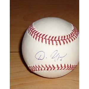  Autographed Dan Uggla Ball   ML * * W COA Sports 