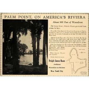 1927 Ad Palm Point Riviera Dwight James Baum Architect 