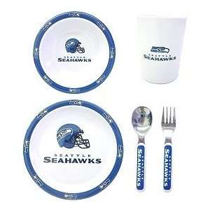  Seattle Seahawks 5 Piece ChildrenS Dinner Set Sports 