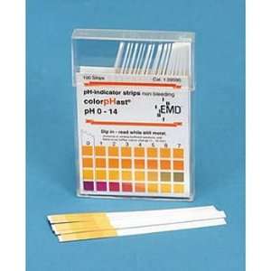  Universal pH Indicator Strips, Range 0 6, Pack of 100 