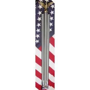  6 Tin Plated Flag Pole Patio, Lawn & Garden