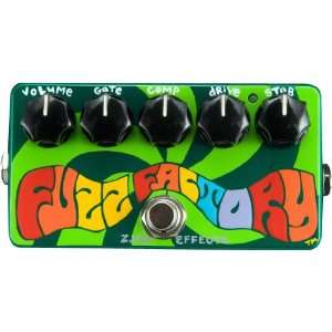  Zvex Hand Painted Fuzz Factory Guitar Effects Pedal 