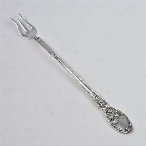   Bouquet by Alvin, Silverplate Pickle Fork, Monogram S