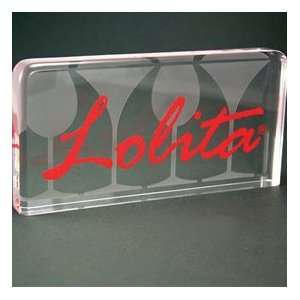  Santa Barbara 9 30043 Lolita Acrylic Logo Sign   Lolita 