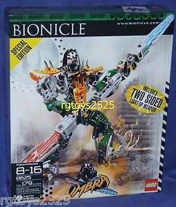 Bionicle Special Edition UMBRA New 8625 has 179 peices & Light up 
