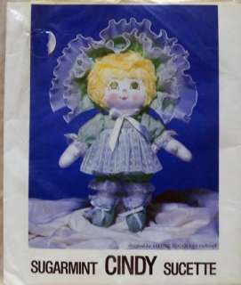 Vintage Dollcraft Doll Pattern SUGARMINT CINDY 1983  