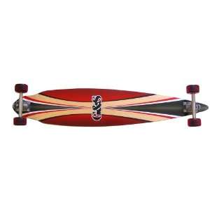  G&S BlackTip Pintail Red Complete Cruiser Skateboard (44 