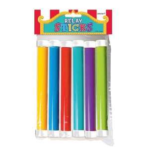  Relay Sticks Party Game (6 pc) Toys & Games