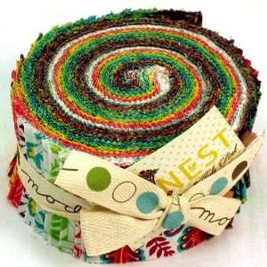  Moda Nest Jelly Roll Fabric By The Each Arts, Crafts 