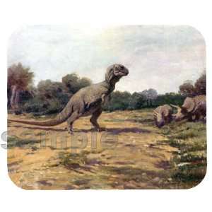  Tyrannosaurus Rex & Triceratops Mouse Pad 